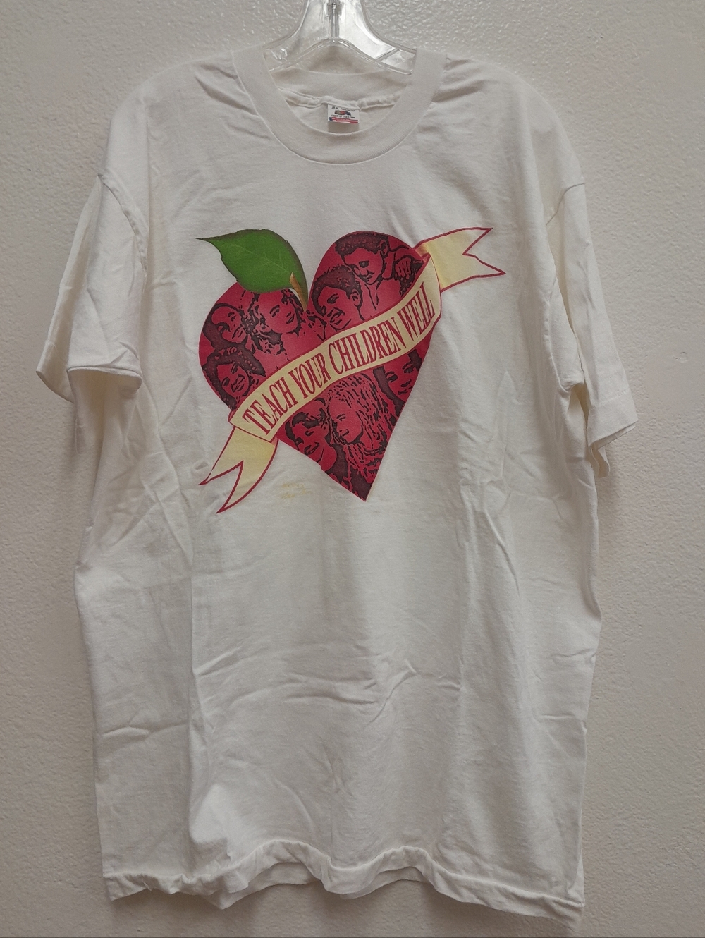 Vintage 90s CROSBY STILLS & NASH ‘Teach Your Children Well’ Single Stitch Tee XL